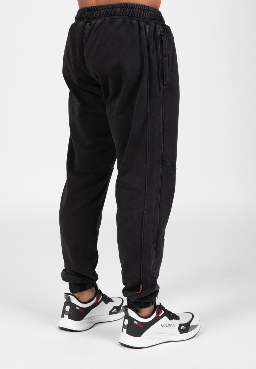 Gorilla Wear Curtis Joggingbroek - Washed Grijs - Aanzicht