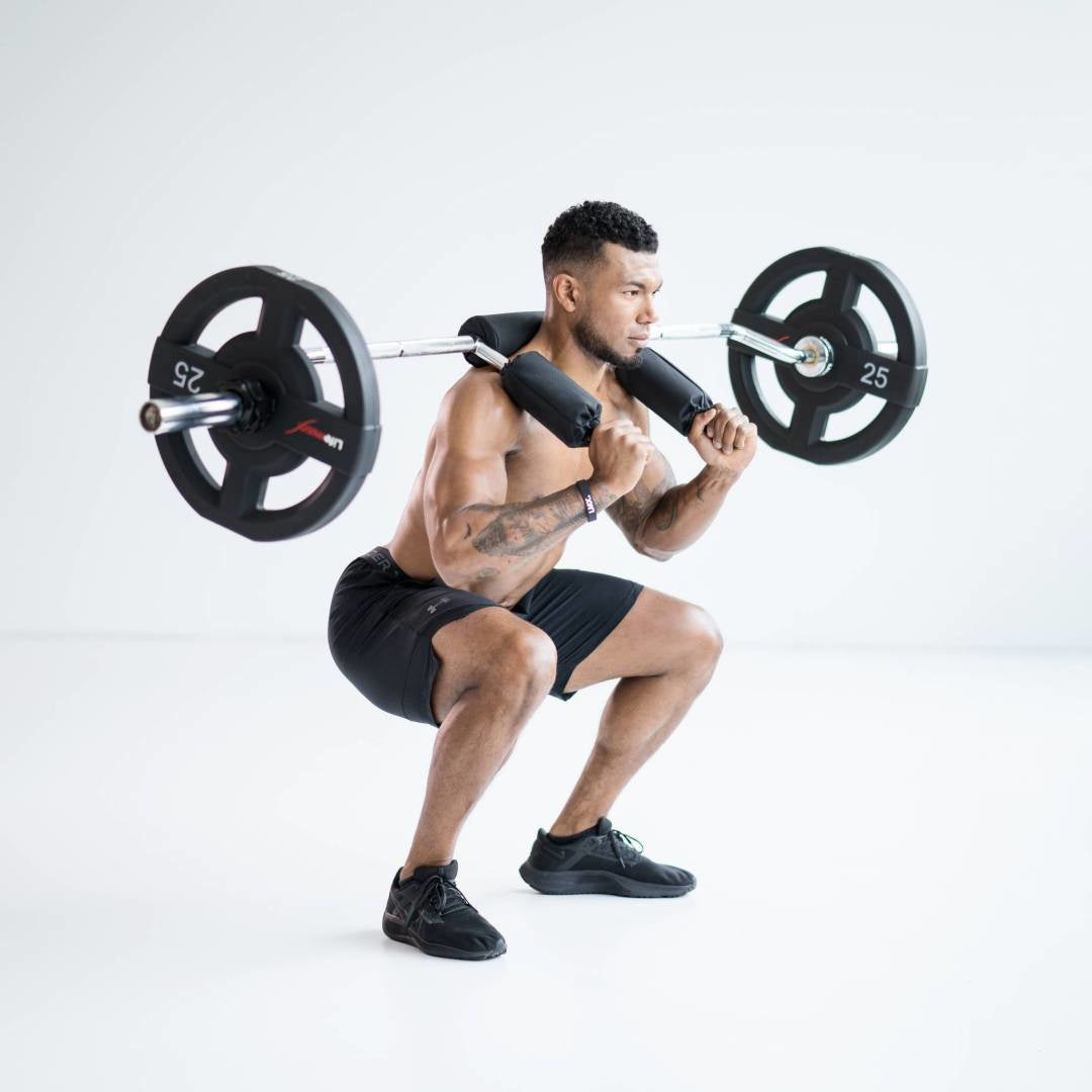 Lifemaxx LMX Olympic Safety Squat Bar - Aanzicht