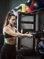Lifemaxx Crossmaxx Weight Lifting Belt Premium - Leer - Aanzicht