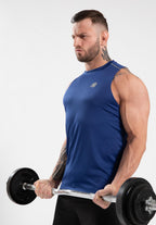 Gorilla Wear Easton Tank Top - Blauw - Aanzicht