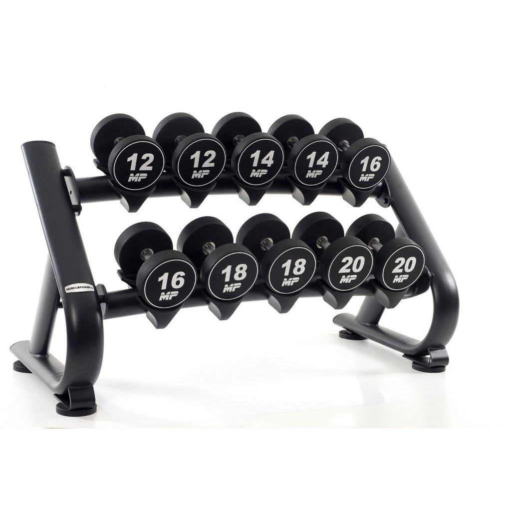 Muscle Power Dumbbellrek voor 5 Sets Deluxe - Aanzicht