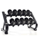 Muscle Power Dumbbellrek voor 5 Sets Deluxe - Aanzicht