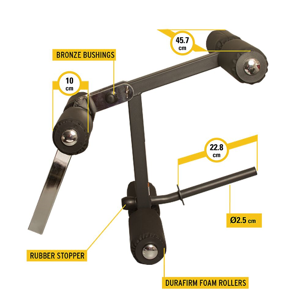 Body-Solid Leg Developer Uitbreiding voor GFID71 - Aanzicht