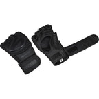 RDX Sports F15 Noir MMA Grappling Gloves - Zwart - Aanzicht