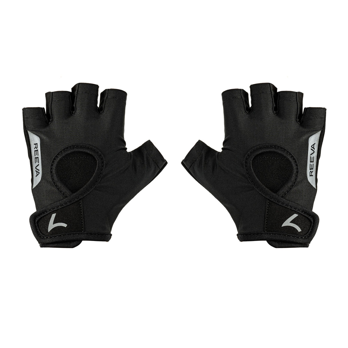Reeva Dames Fitness Handschoenen - Zwart - Aanzicht