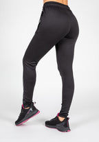 Gorilla Wear Halsey Trainingsbroek - Zwart - Aanzicht
