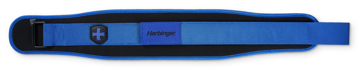 Harbinger Foam Core Lifting Belt - 4,5 inch - Unisex - Blauw - Aanzicht