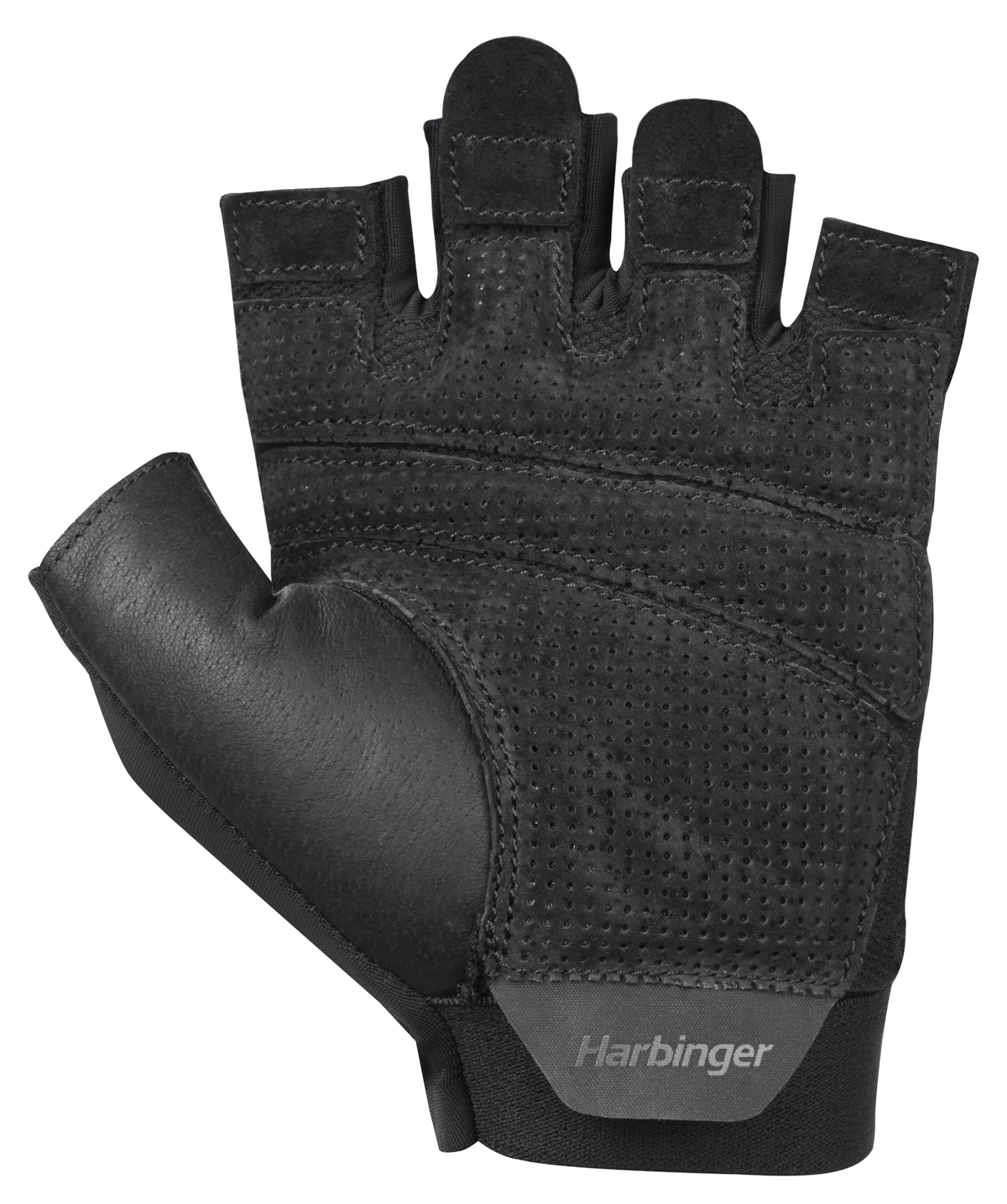 Harbinger Flexfit 2.0 Fitness Handschoenen - Zwart - Achteraanzicht