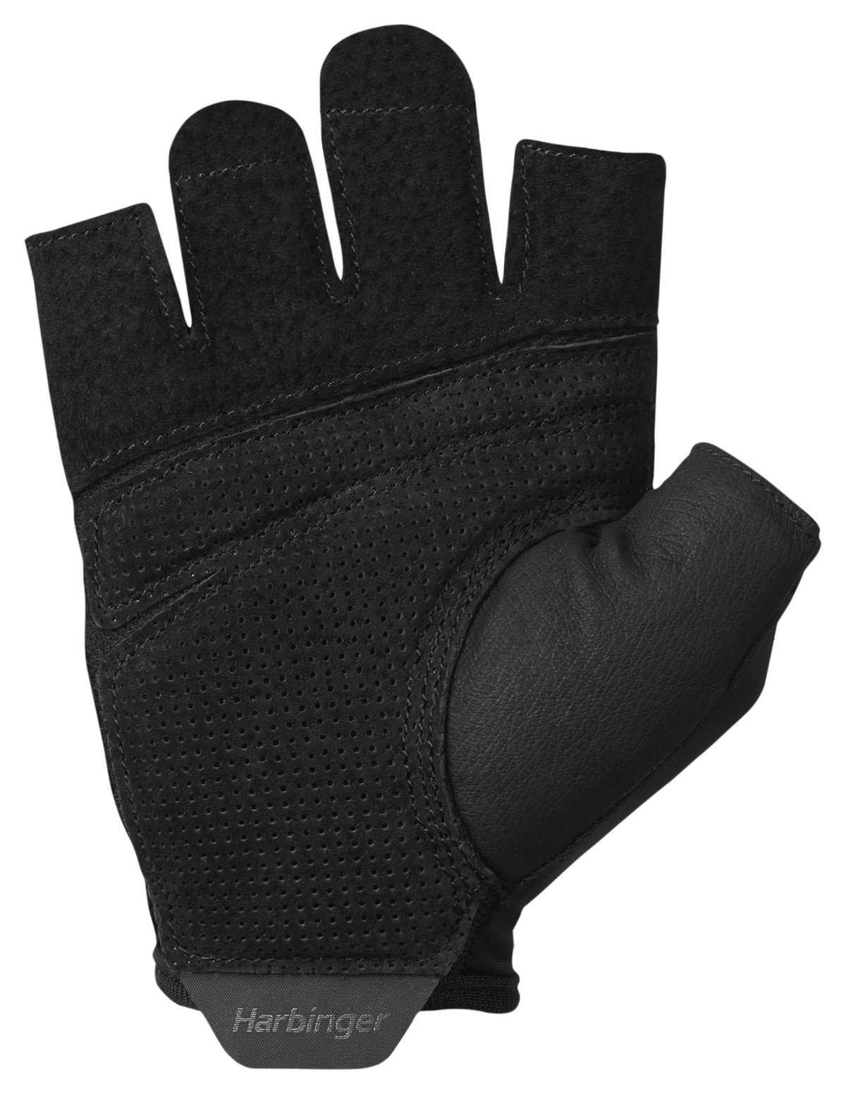 Harbinger Pro 2.0 Unisex Fitness Handschoenen - Zwart - Achteraanzicht