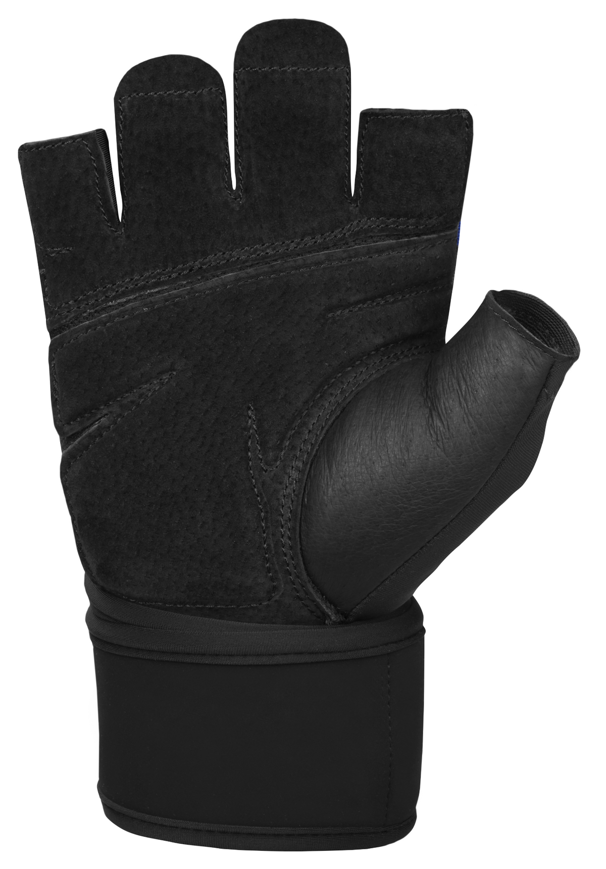 Harbinger Training Grip WW 2.0 Fitness Handschoenen - Blauw - Achteraanzicht