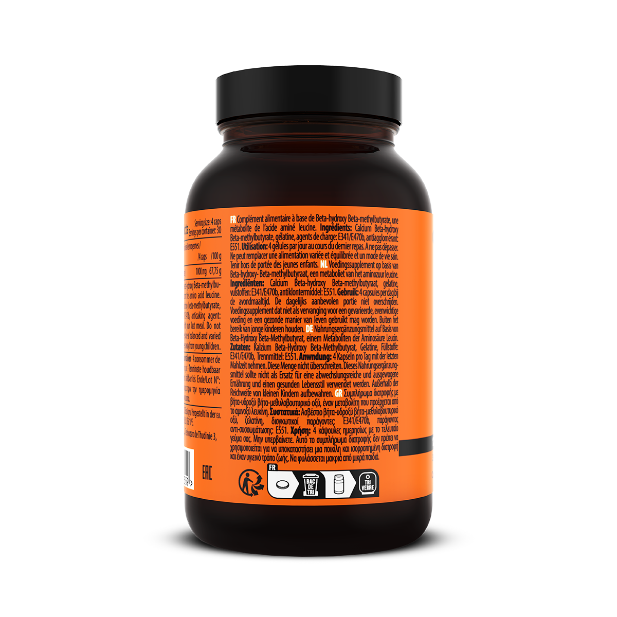 QNT H.M.B. 1000 mg - 120 Capsules - Aanzicht