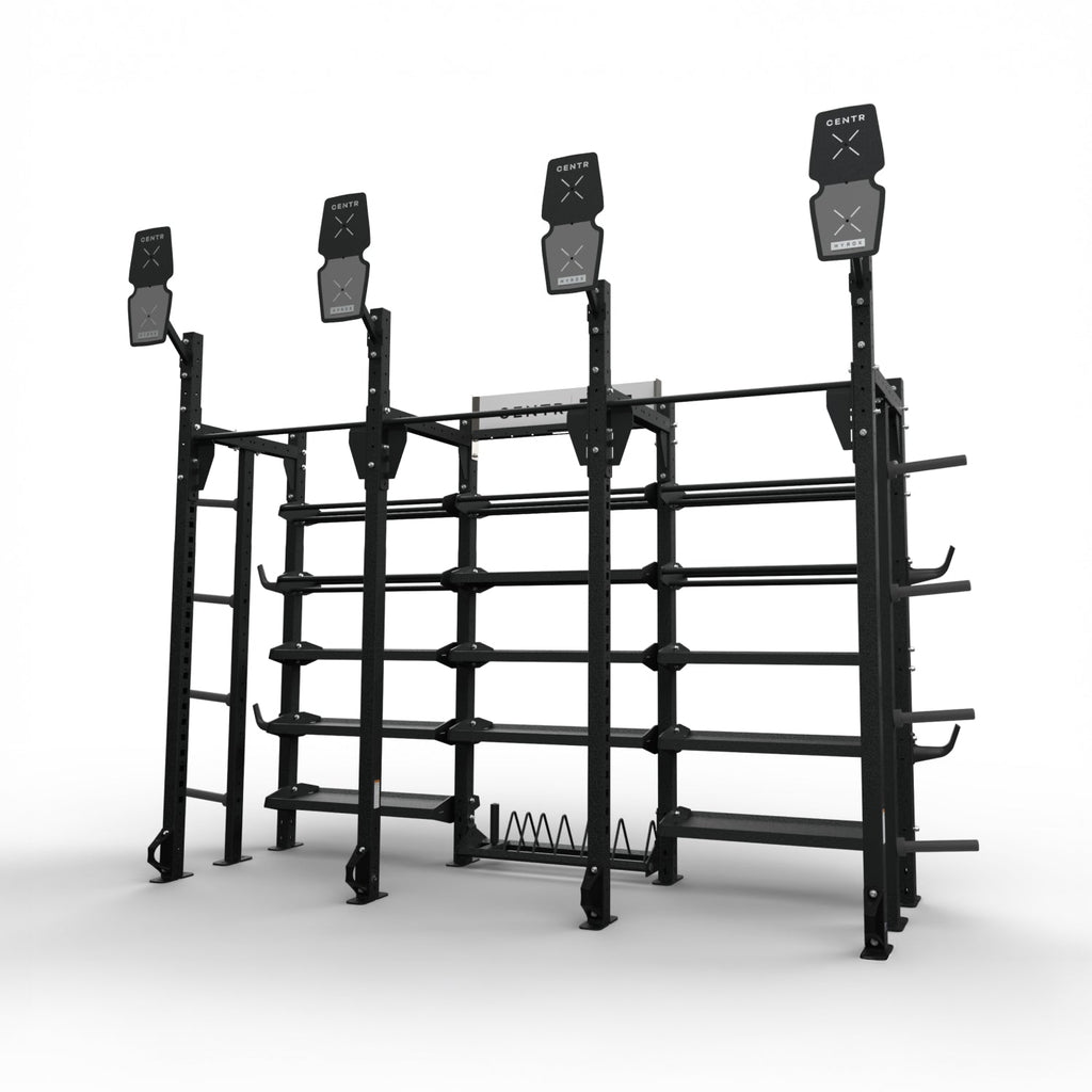 Centr x HYROX Perform Rig - 4 Targets - Aanzicht