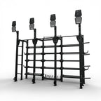 Centr x HYROX Perform Rig - 4 Targets - Aanzicht