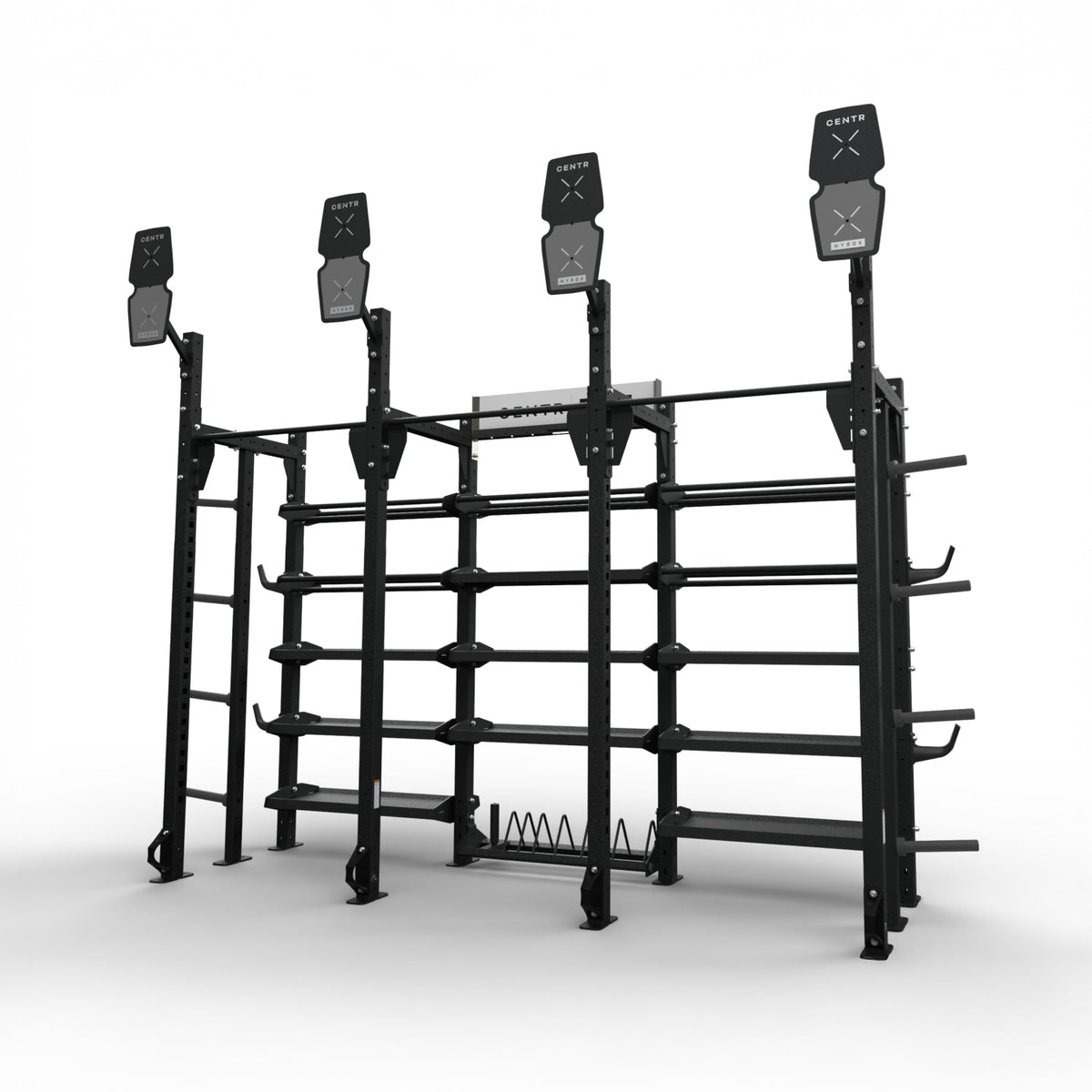 Centr x HYROX Perform Rig - 4 Targets - Aanzicht