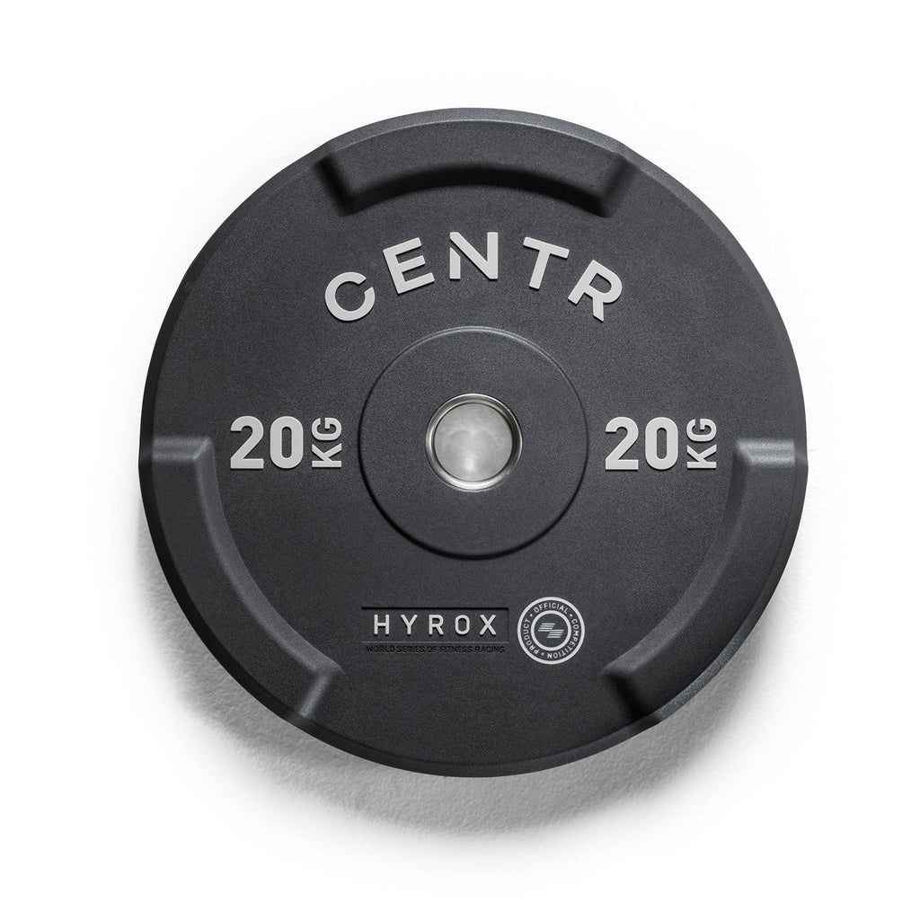 Centr x HYROX Interlocking Bumper Plate - 20 kg - Aanzicht