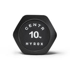 Centr x Hyrox Urethane Hexagon Dumbbell - 10 kg - Aanzicht