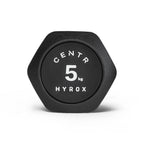 Centr x Hyrox Urethane Hexagon Dumbbell - 5 kg - Aanzicht