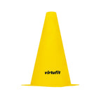 VirtuFit Pionnen Set - 23 cm - 12 Stuks - Geel - Aanzicht