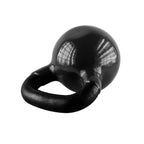 HMS Kettlebell - Gietijzer/Vinyl - 8 kg - Zwart - Aanzicht
