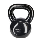 HMS Kettlebell - Gietijzer/Vinyl - 10 kg - Zwart - Aanzicht