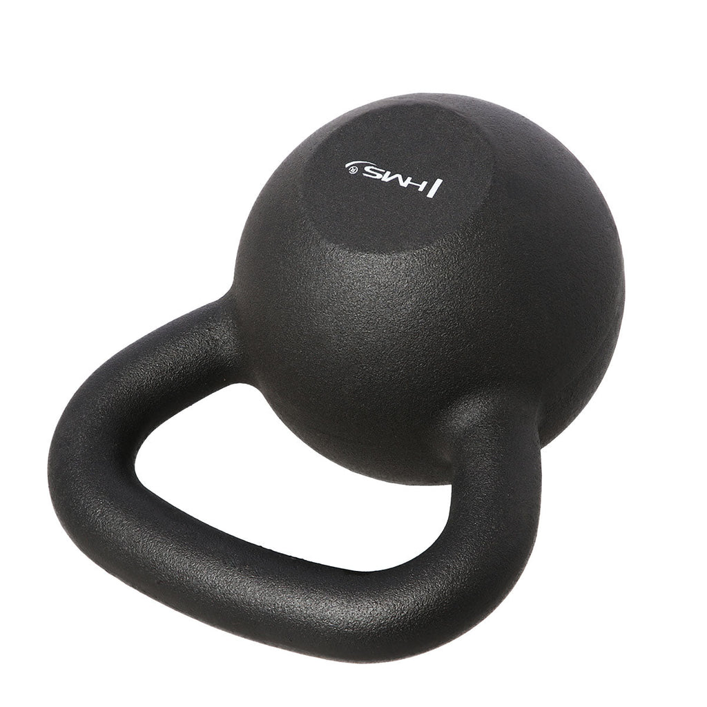 HMS Kettlebell - Gietijzer - 16 kg - Zwart - Aanzicht
