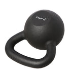 HMS Kettlebell - Gietijzer - 16 kg - Zwart - Aanzicht