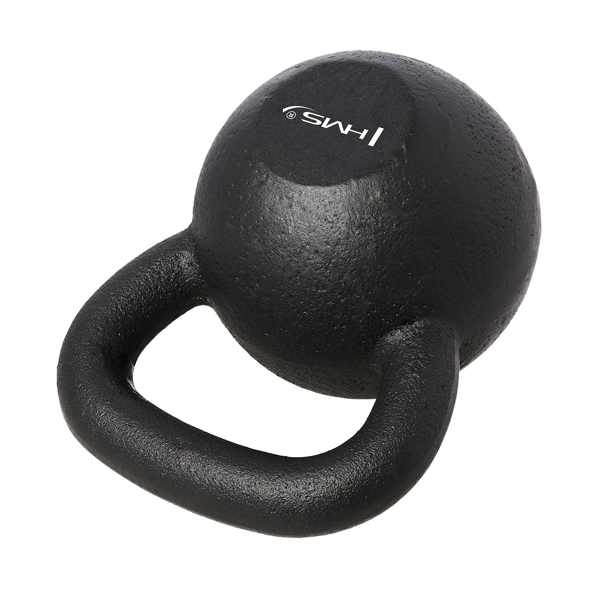 HMS Kettlebell - Gietijzer - 20 kg - Zwart - Aanzicht