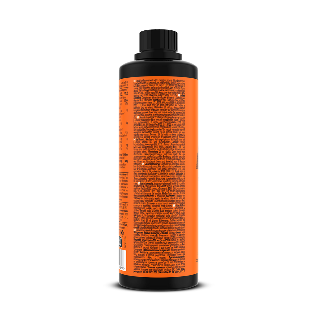 QNT L-Carnitine Liquid - 500 ml - Framboos - Aanzicht