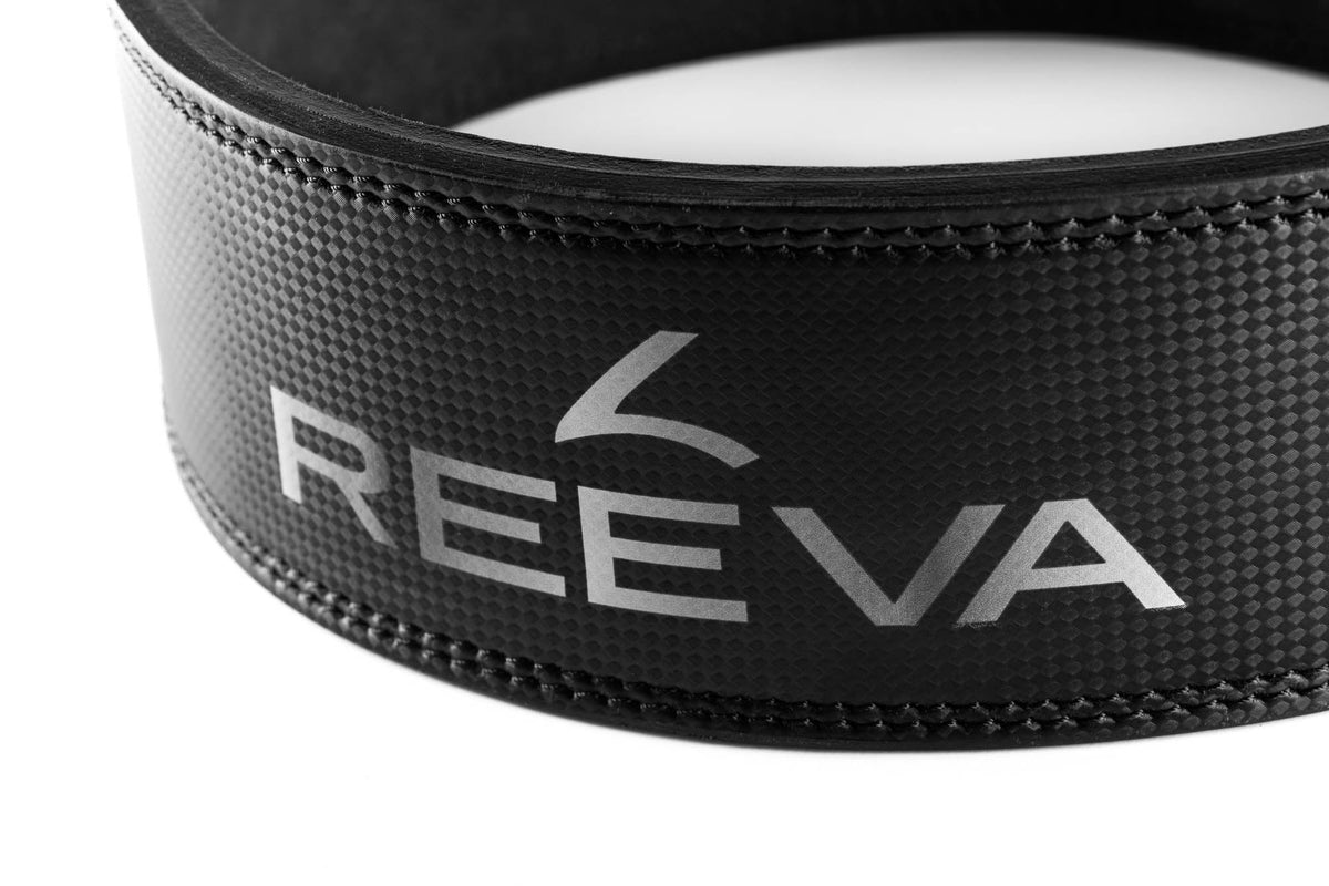 Reeva Halterriem Carbon Leer met Verstelbare Gesp V2 - Aanzicht