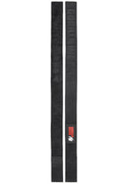 Gorilla Wear Leren Lifting Straps - Zwart - Aanzicht