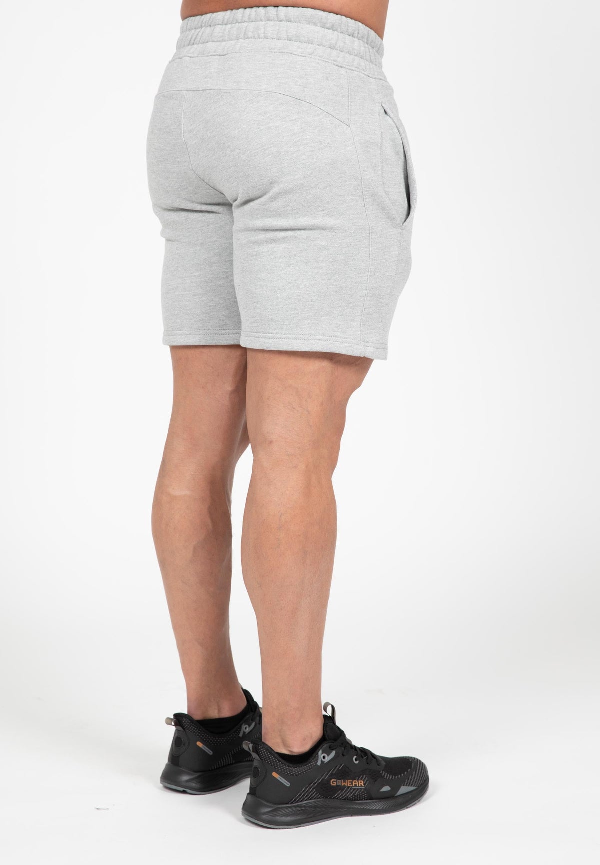Gorilla Wear Leon Sweat Shorts - Grijs - Aanzicht