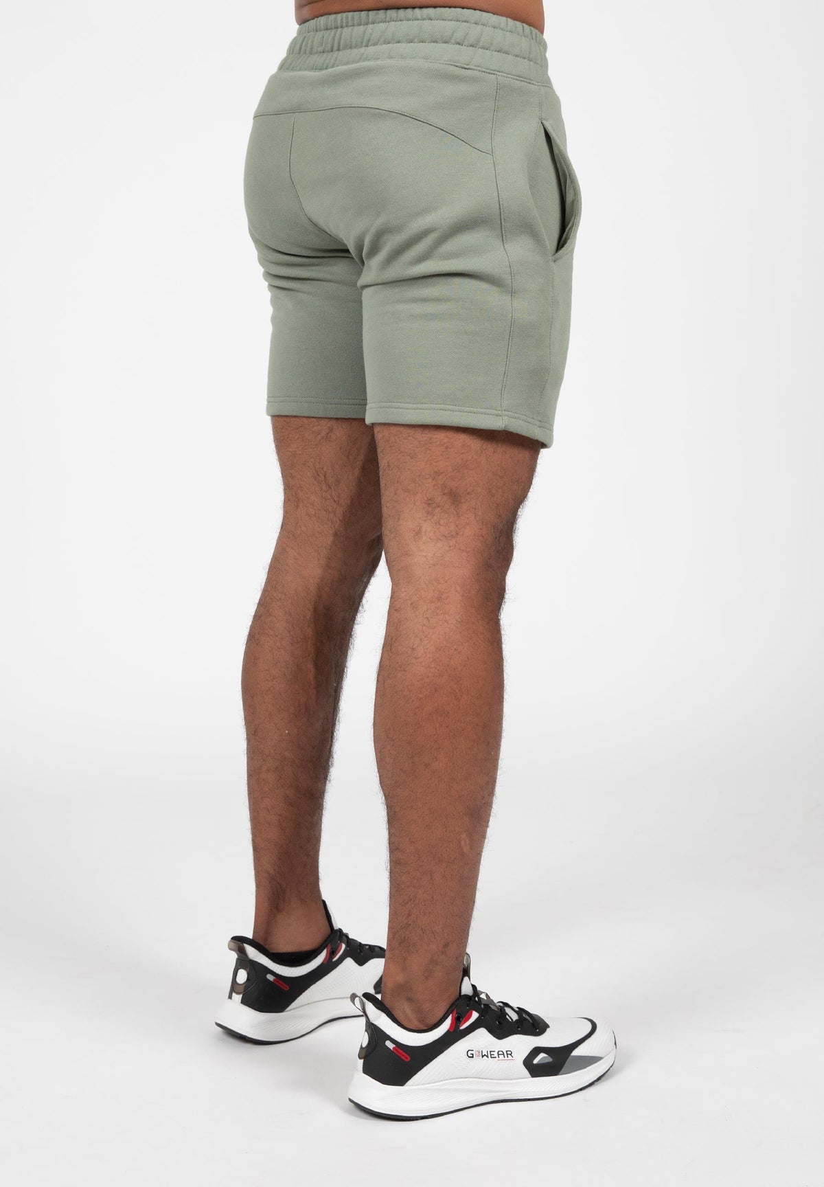 Gorilla Wear Leon Sweat Shorts - Groen - Aanzicht