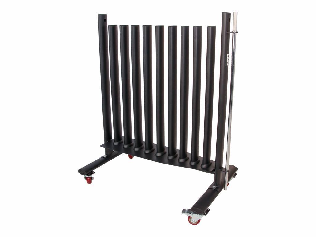 Lifemaxx LMX Vinyl Dumbbell Rack - Opbergrek - Zwart - Aanzicht