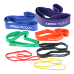 Lifemaxx Crossmaxx Resistance Band - Geel - Extra Licht - Aanzicht