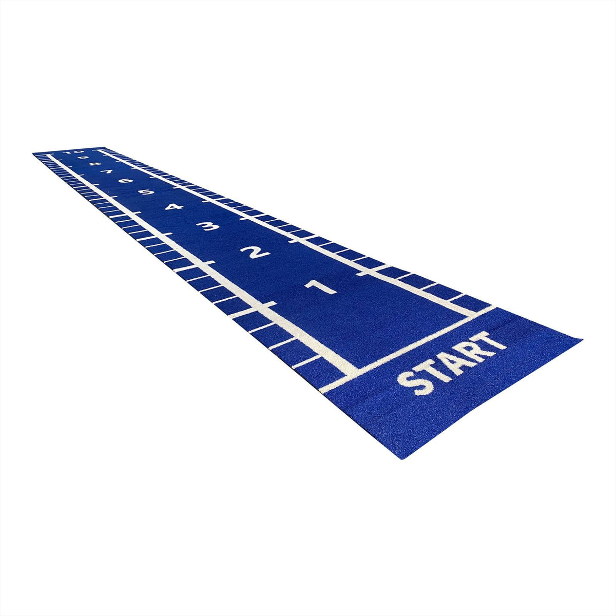 Lifemaxx Sprinttrack - Kunstgras - 1,5 x 11 m - Blauw - Aanzicht