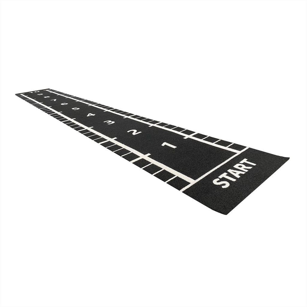 Lifemaxx Sprinttrack - Kunstgras - 1,5 x 11 m - Zwart - Aanzicht