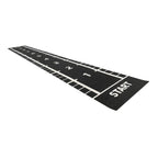 Lifemaxx Sprinttrack - Kunstgras - 1,5 x 11 m - Zwart - Aanzicht