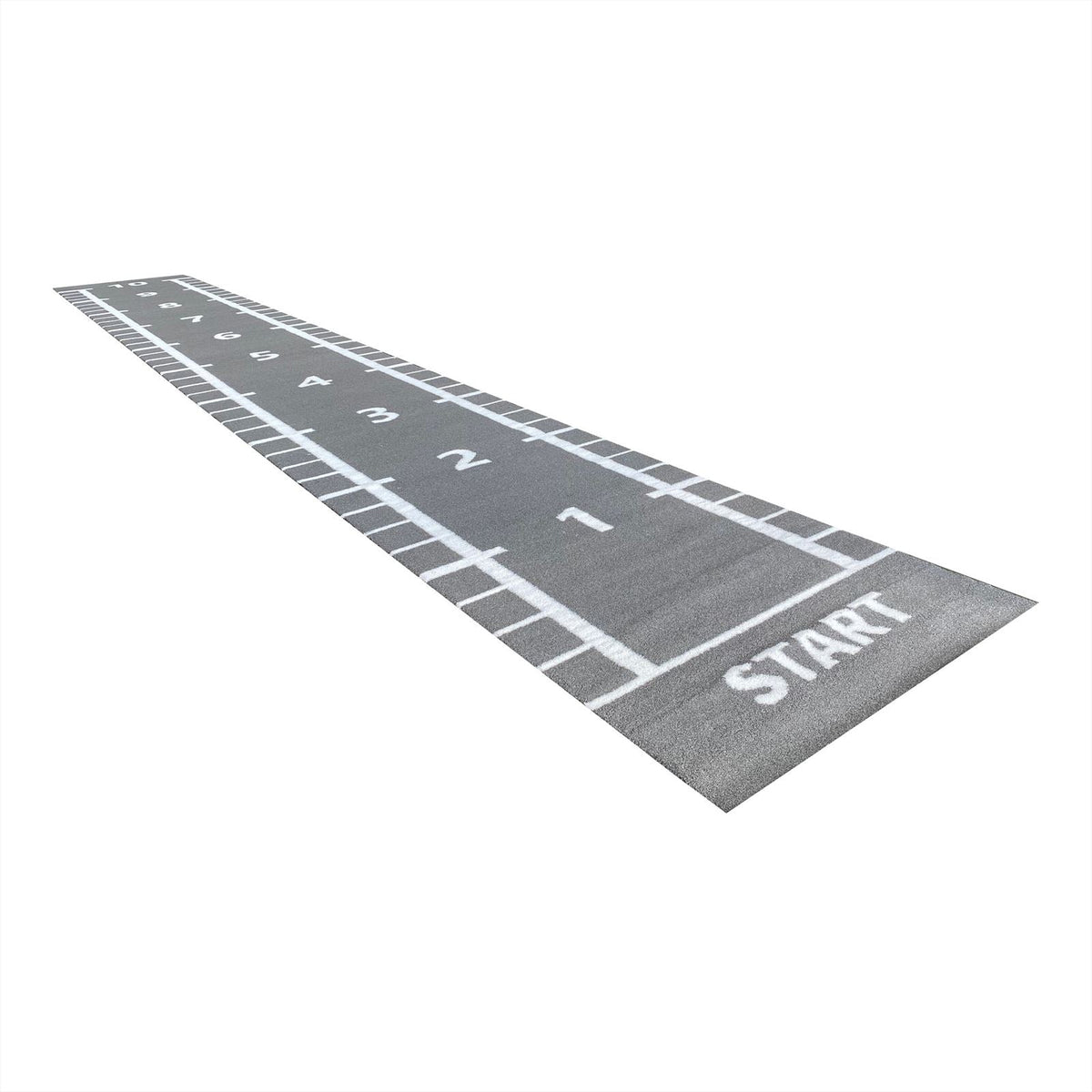 Lifemaxx Sprinttrack - Kunstgras - 1,5 x 11 m - Grijs - Aanzicht