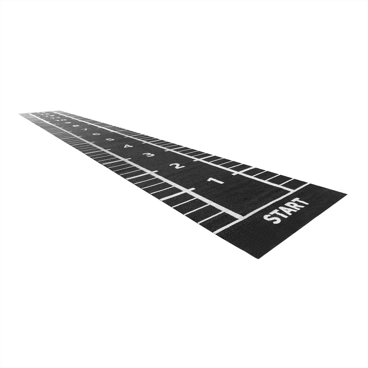 Lifemaxx Sprinttrack - Kunstgras - 2 x 15 m - Zwart - Aanzicht