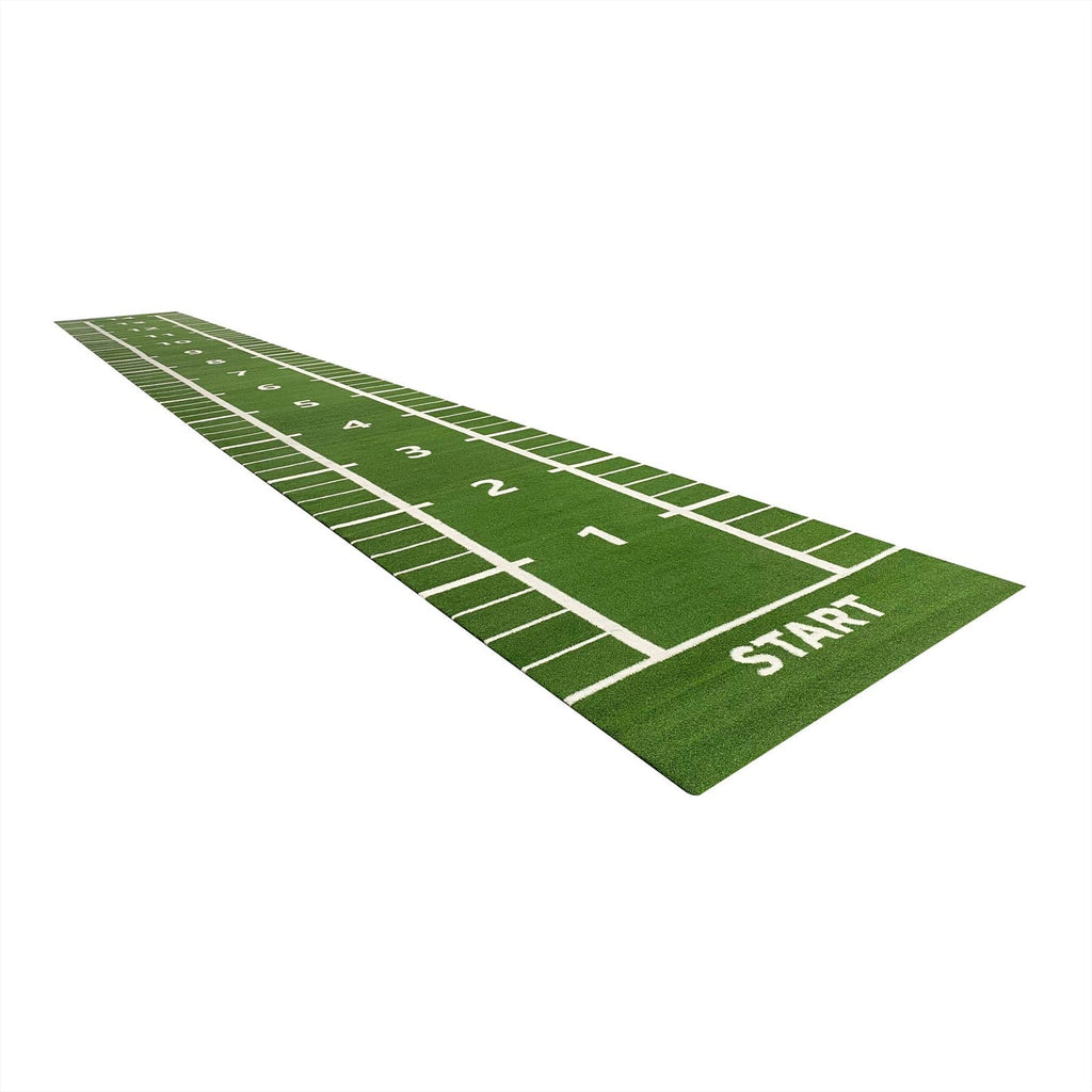 Lifemaxx Sprinttrack - Kunstgras - 2 x 15 m - Groen - Aanzicht