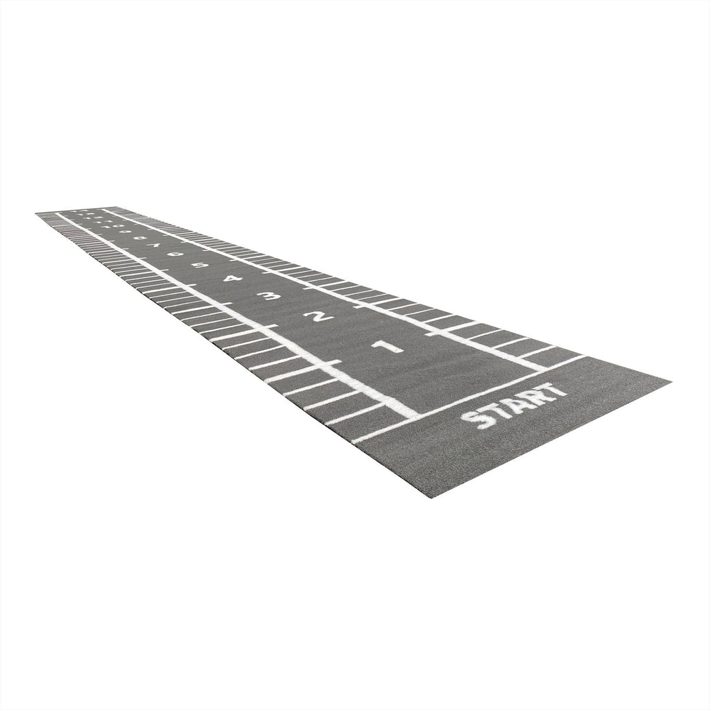Lifemaxx Sprinttrack - Kunstgras - 2 x 15 m - Grijs - Aanzicht