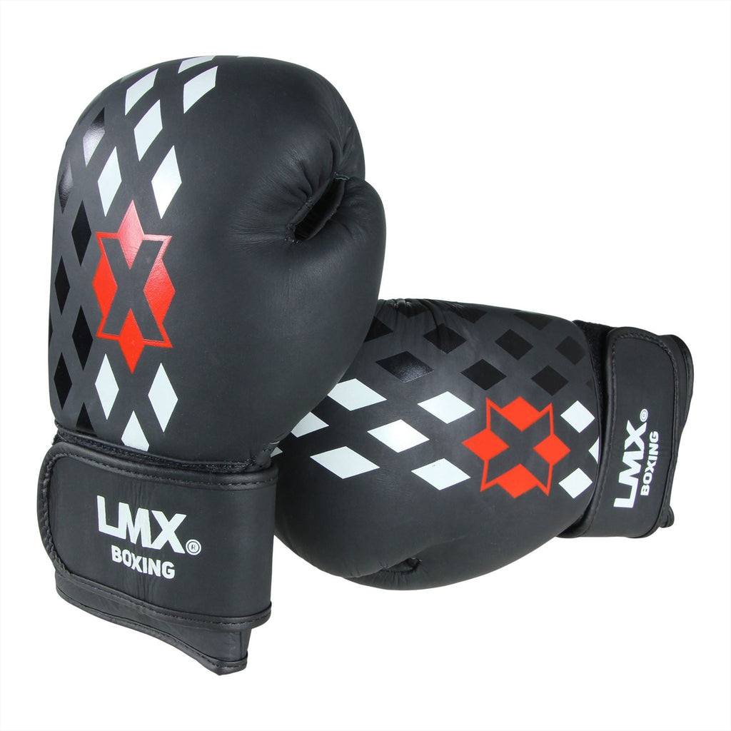 Lifemaxx LMX Boxing Bokshandschoenen - Leather Gloves - Aanzicht