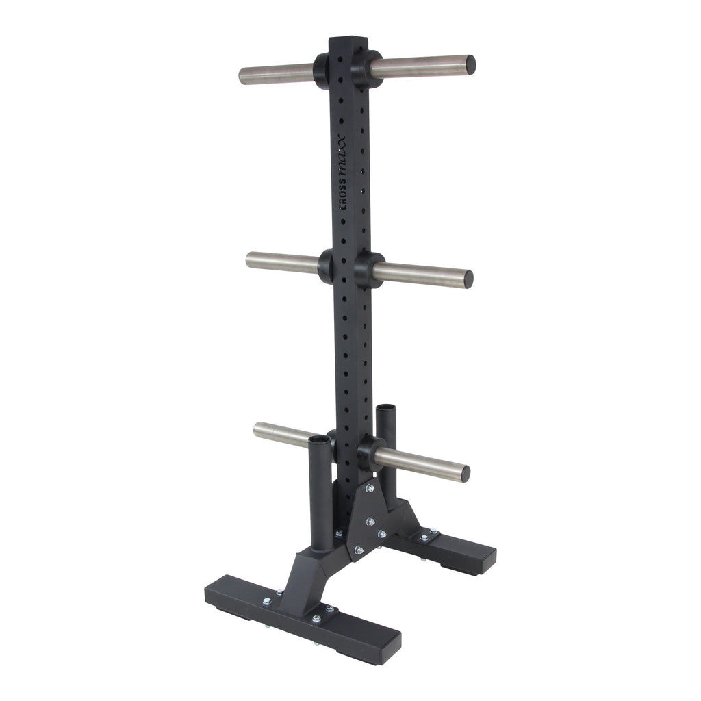 Lifemaxx Crossmaxx Plate Tree - Opbergrek voor Halterschijven - Aanzicht