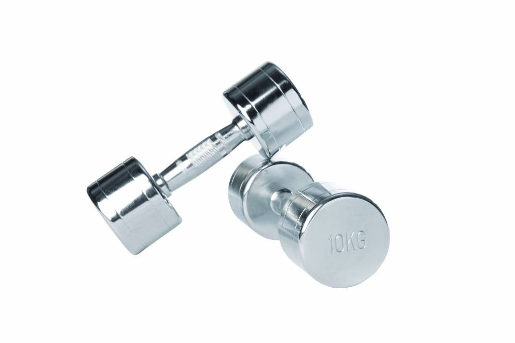 Lifemaxx Dumbbell Toren met Volledige Chroom Dumbbell Set - 1 t/m 10 kg - Aanzicht