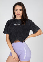 Gorilla Wear Medina Oversized T-shirt - Washed Zwart - Aanzicht