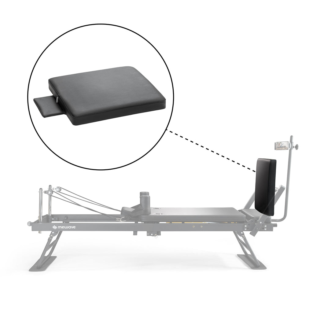 Mewave Pilates Jumpboard voor Reformer Pro - Zwart - Aanzicht
