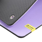 HMS Fitness Mat - Lila/Zwart - 15 mm - Aanzicht