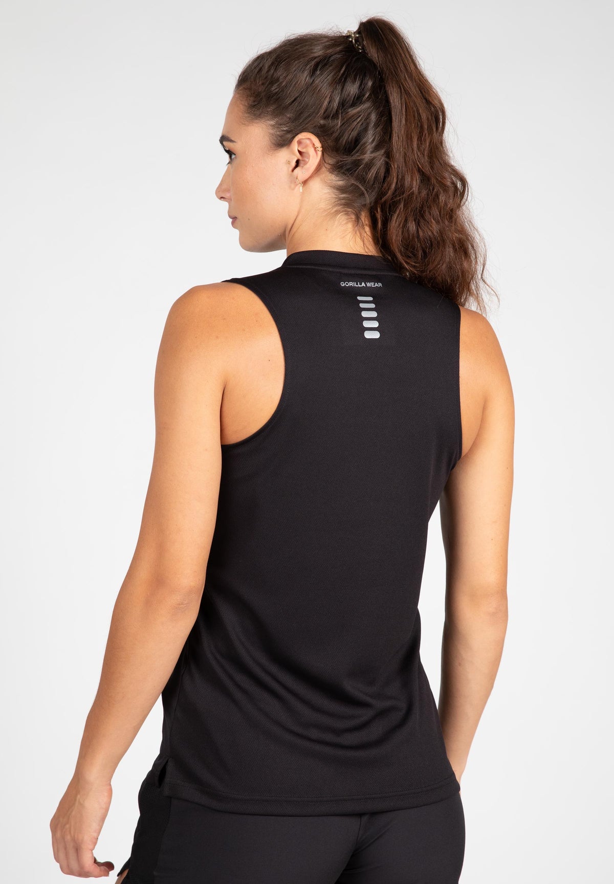 Gorilla Wear Mokena Tank Top - Zwart - Aanzicht