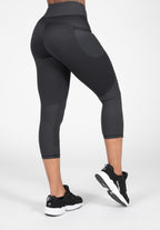 Gorilla Wear Monroe 7/8 Leggings - Zwart - Aanzicht