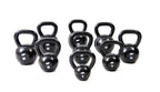 Muscle Power Gietijzeren Kettlebell - Zwart - 36 kg - Aanzicht